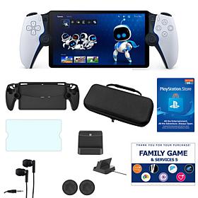 PlayStation Portal with $25 PSN, Accessories Kit and Voucher