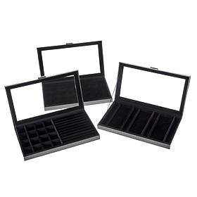 Prestige™ Anti-Tarnish Set of 3 Large Jewelry Boxes