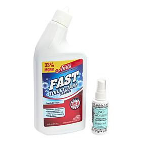 Professor Amos 33 oz. FAST Toilet & Tank Cleaner with Odor Block Spray