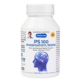 PS 100 Phosphatidyl Serine - 240 Capsules