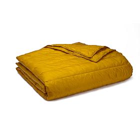 PUFF Indoor/Outdoor Quilted Nylon Water Resistant Blanket, Full/Queen