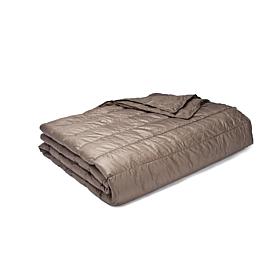 PUFF Indoor/Outdoor Quilted Nylon Water Resistant Blanket, Twin