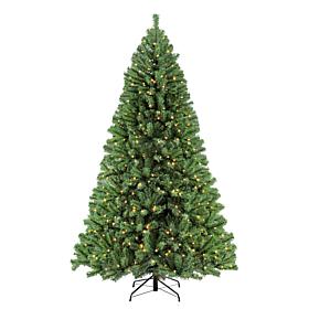 Puleo 9 ft. Noble Fir Artificial Christmas Tree w/1000 Clear Lights
