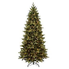 Puleo International 6.5' Pre-lit Slim Westford Spruce Tree 