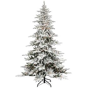 Puleo International 7.5' 500-Light Artificial Utah Fir Tree, Green