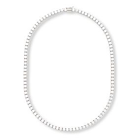 Radiance by Absolute™ 18" 4mm Round Magnetic Clasp Tennis Necklace