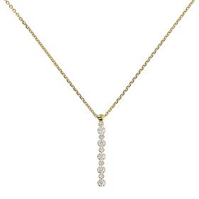 Radiance by Absolute™ 18" Sterling Silver Linear Drop Necklace