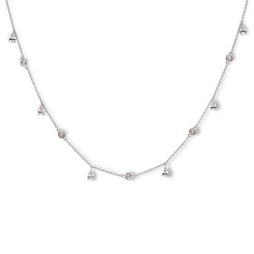 Radiance by Absolute™ 20" Round and Pear Stone Station Necklace