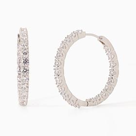 Radiance by Absolute™ 4.2ct Inside/Out Hoop Earrings