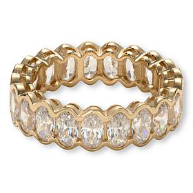 Radiance by Absolute™ 5.25ctw Sterling Silver Oval Eternity Ring