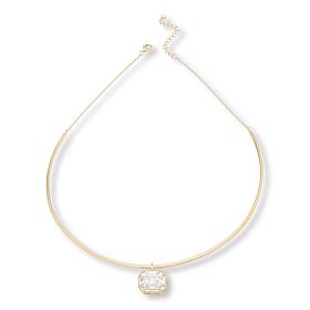 Radiance by Absolute™ 7.25ct Emerald Cut Drop Collar Necklace