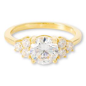 Radiance by Absolute™ Classic Stone CZ Sterling Silver Ring
