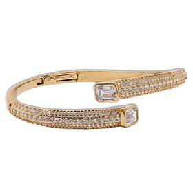 Radiance by Absolute™ Emerald-Cut Bypass Bangle Bracelet