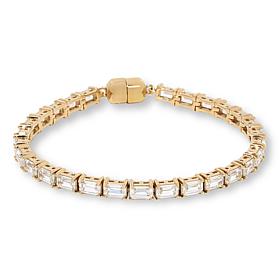 Radiance by Absolute™ Emerald Cut Magic Magnet Clasp Line Bracelet