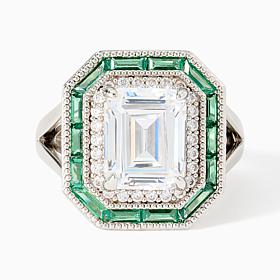 Radiance by Absolute™ Marysol Patton Emerald-cut Emerald-color Ring