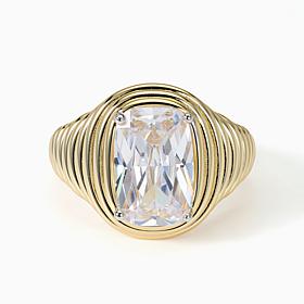 Radiance by Absolute™ North-South Radiant-Cut CZ Statement Ring