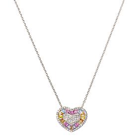 Radiance by Absolute™ Pastel Multi-Color Heart Pendant