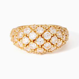 Radiance by Absolute Pave Dome Ring, Sterling Silver