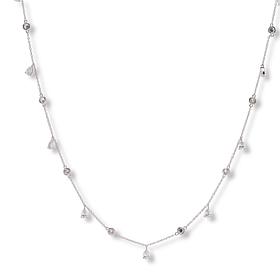 Radiance by Absolute™ Pear & Round 30" Station Necklace