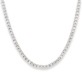Radiance by Absolute™ Princess-Cut Tennis Necklace w/Magnetic Clasp