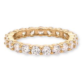 Radiance by Absolute™ Simulated Diamond 3mm Round Eternity Ring