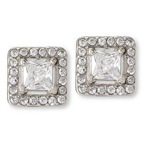 Radiance by Absolute™ Sparkle Tennis Square Stud Earrings