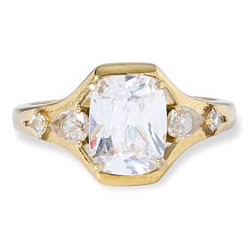 Radiance by Absolute™ Stainless Steel CZ Cocktail Ring
