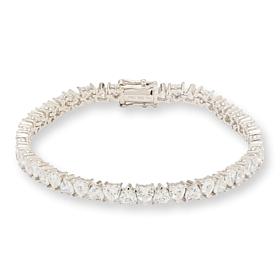 Radiance by Absolute™ Sterling Silver Heart Magic Magnet Line Bracelet