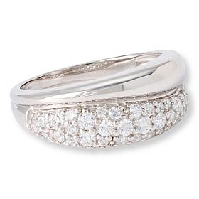 Radiance by Absolute™ Sterling Silver Pavé CZ Ring