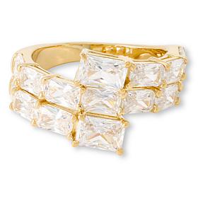 Radiance by Absolute™ Three-Row CZ Wrap Ring