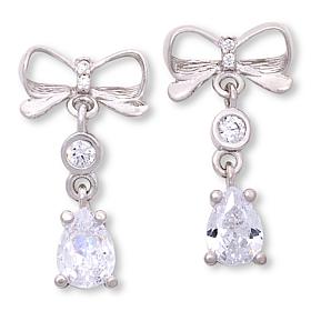 Radiance by Absolute™ x Katharine McPhee Pear and Round Bow Earrings