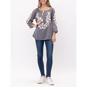 Raj Norah Embroidered Blouse