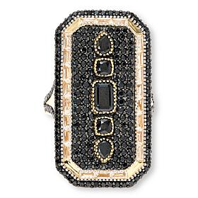 Rarities Bold Statement Black Spinel Ring