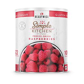 ReadyWise Simple Kitchen Freeze-Dried Raspberries - 22 Serving Can