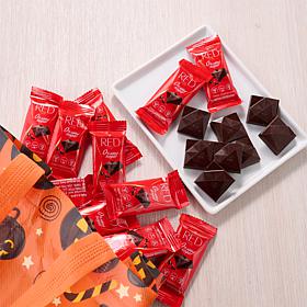 RED Chocolate 50 count 14g Bars - Dark Chocolate in Halloween Bag
