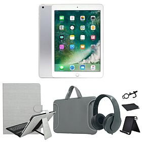 Refurbished 2018 Apple iPad 9.7" 32GB Wifi, Keyboard Case, Accessories