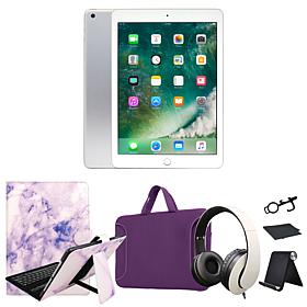 Refurbished 2018 Apple iPad 9.7" 32GB Wifi, Keyboard Case, Accessories