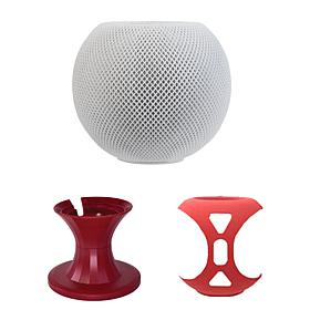 Refurbished Apple HomePod mini with Stand and Silicone Skin