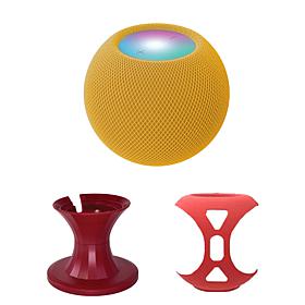 Refurbished Apple HomePod mini with Stand and Silicone Skin
