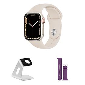 Refurbished Apple Watch Series 7 GPS + Cellular Bundle