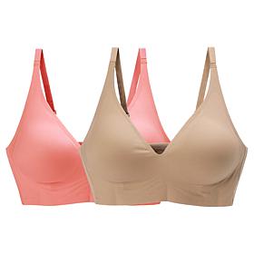 Rhonda Shear 2-pack Gel Bra without Back Closure