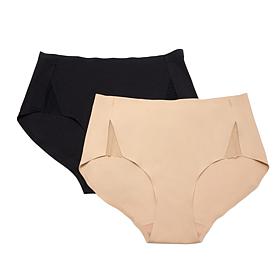 Rhonda Shear 2-pack Invisible Edge Lace Brief