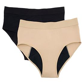 Rhonda Shear 2-pack Shear Protection Leak-Resistant Bamboo-Blend Brief