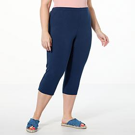 Rhonda Shear Flat Front Mid-Calf Legging