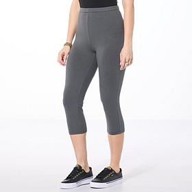 Rhonda Shear Flat Front Mid-Calf Legging