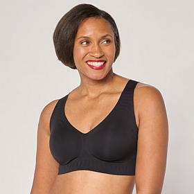 Rhonda Shear Pullover Gel Bra with Floral Mesh Back