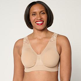 Rhonda Shear Seamless Underwire Bra with Lace