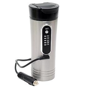 RoadPro 12-Volt 15-ounce Premium Heated Travel Mug