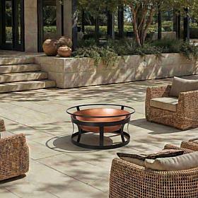 Safavieh Bonair Fire Pit with Grate and Poker