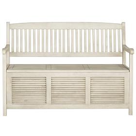 Safavieh Brisbane Storage Bench - Ash Gray  Finish